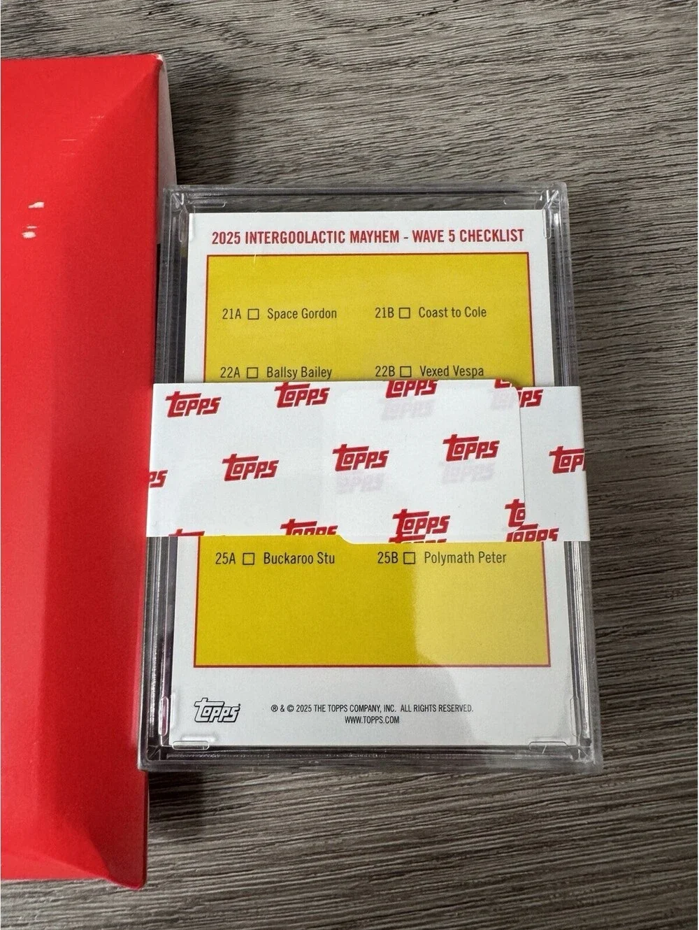 2025 TOPPS GPK INTERGOOLACTIC WAVE 5